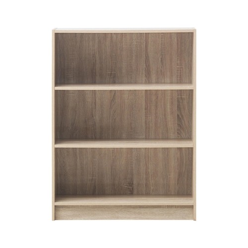 Modern tier bookcase - 3, brown