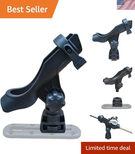 Kayak track mount - rod, holder