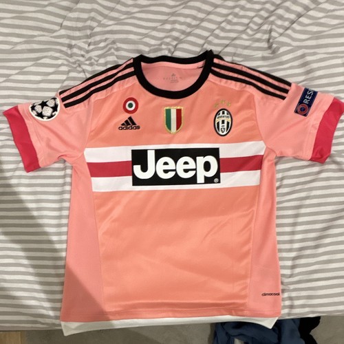 Juventus pink retro shirt with - shirt,