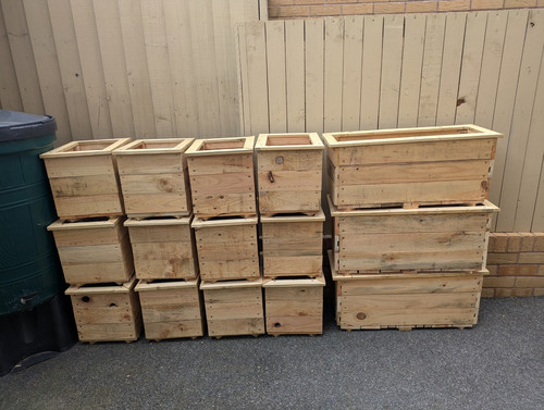 Stackable wooden storage - wooden,