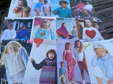 12 Girls Knitting Patterns Sweaters, Cardigans, Ballet Wrap Top, Ponchos, Heart