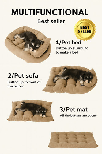 Dog cat bed - dog, warm