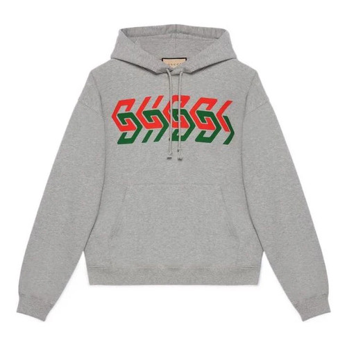 Gucci chain print hooded - chain,