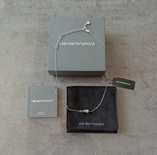 Emporio Armani Necklace, 925 Sterling Silver Necklace EG3578040 New / RRP £125