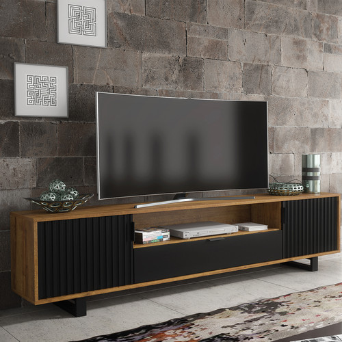 200cm modern unit oak - 200cm,