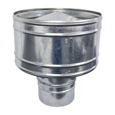 Chimney Anti-Wind Cowl Flue Liner Rain Cap Spark Arrestor Duct Pipe Cover