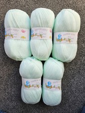 James C. Brett Super Soft Baby Double Knitting DK Wool Yarn Crocheting X5 Balls