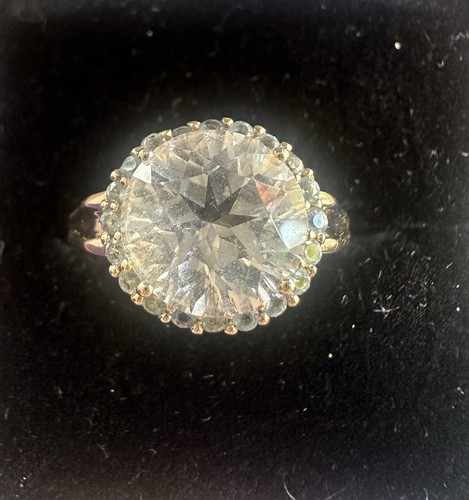 Carat yellow gold ring - 9,