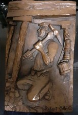 Vintage Signed Cold Cast