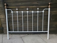 Ornate double bed headboard