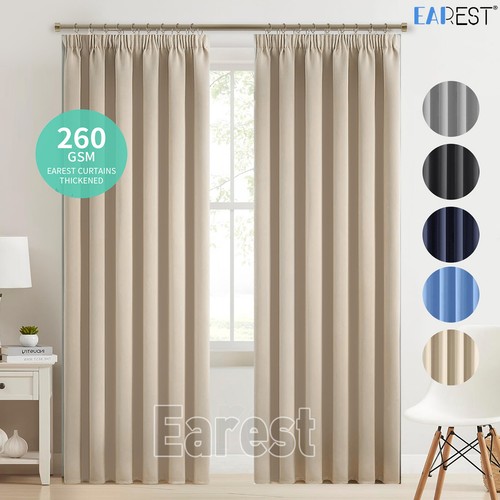 2pcs blackout curtains - 2pcs, pencil