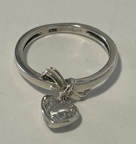 Sterling silver clear - &, stone