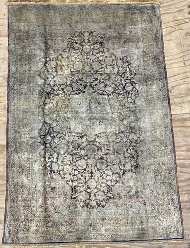 Vintage kashmir silk hand - silk,