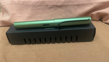 Rare Lamy Al Star Fountain Pen in Silver Green Special Ed 2010 not Safari 