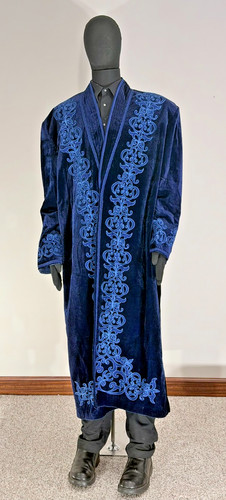 Uzbek chapan ceremonial velvet - chapan,