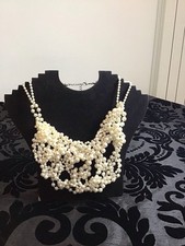 Statement Faux Pearl Necklace By Phase Eight