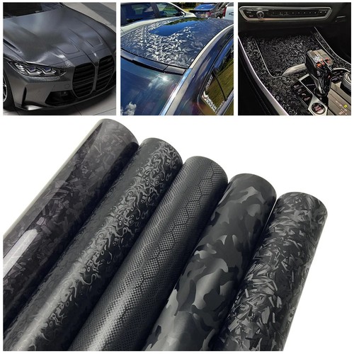 Black forged carbon fiber - forged,
