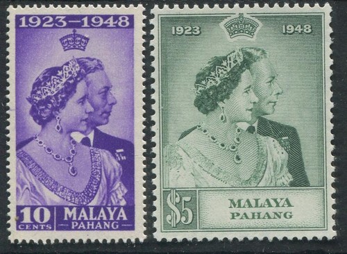 Malaya pahang 1948 - pahang, silver