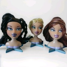 3 Bratz Mini Styling Heads Set