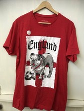 PRIMARK England Bulldog Red T