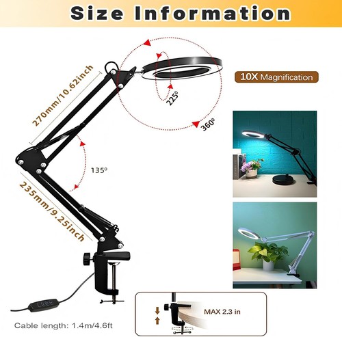 10x magnifying glass light - magnifying,