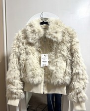 Zara Faux Fur Bomber Jacket