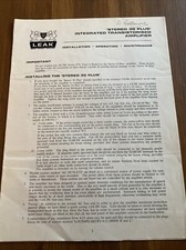 Leak Stereo 30 Plus Amplifier Instructions   - KP426