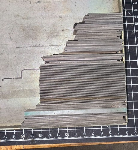 Metal letterpress printing - letterpress,