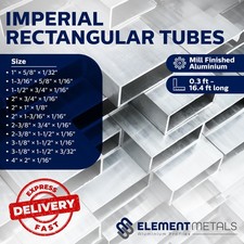 ALUMINIUM Rectangular Tube -