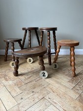 Antique French Bobbin Stools