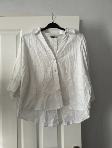 Linen mix statement sleeve - linen,