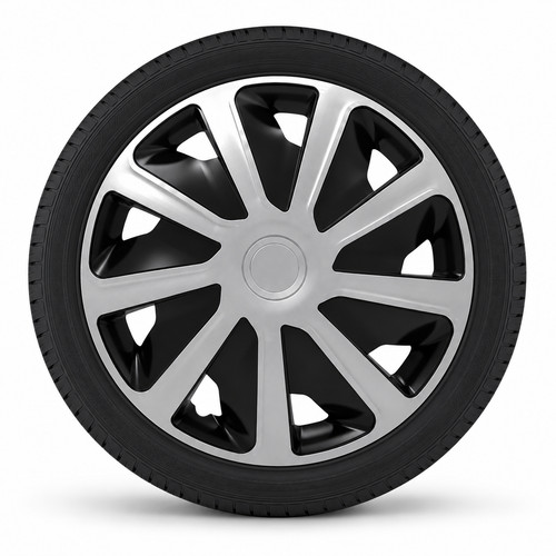 Elegant silver black 15 - 4, silver/black