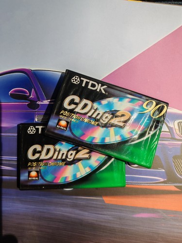 Two minute tdk audio - two, tapes