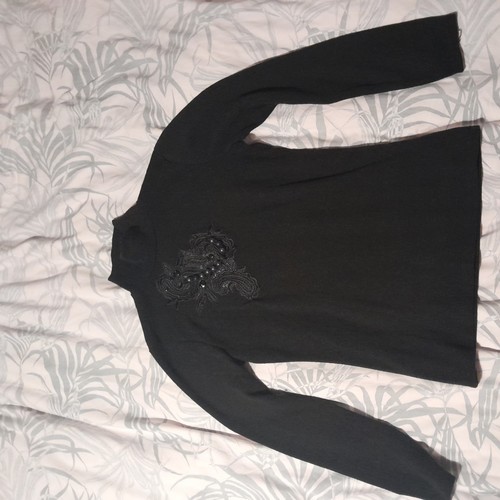 Zara size bead embellished - m,