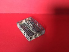 Vintage German Large Scale Dolls House Metal Cutlery Tray & Cutlery (Gerlach?)