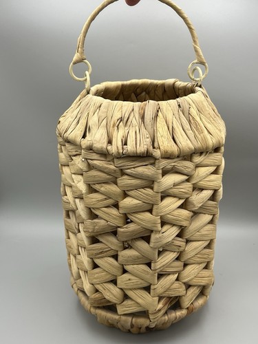 Woven wicker rattan candle tea - wicker,