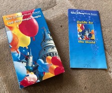 Disney VHS Planning Video And