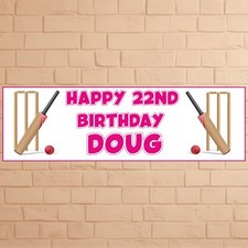2 x Personalised Cricket