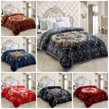 Supersoft 7.5kg Blanket for Winter Polyester Floral Design Throw for bed & Couch