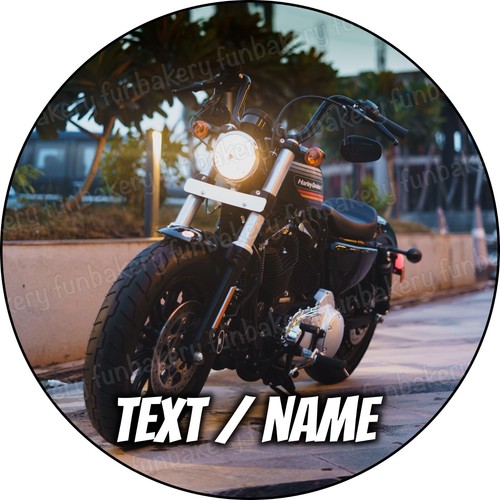 Motorbike bike cake topper - motorbike,