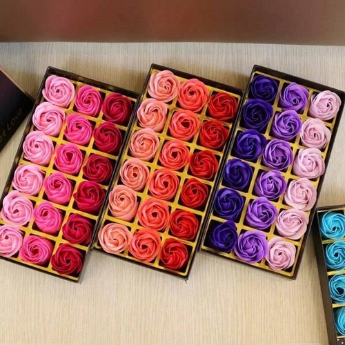 Box 18pcs gradient - 1, rose