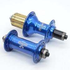 Hope Pro 3 Mono 32h Front & Rear Hubs, Blue, Road Bike 28 Hole 28h Rim Brake CX