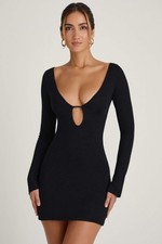 Oh Polly Dress Mini Black