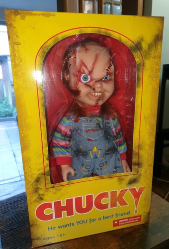 Scarred chucky mega doll - chucky, by
