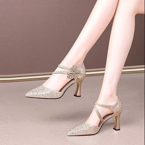 Women gold faux - women's, leather