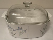 Vtg 5 L Corning Ware Shadow