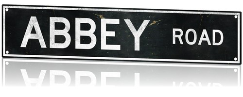 Abbey road metal sign 18x4 - abbey,