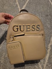 GUESS Beige Small Backpack New