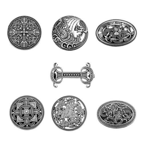 Medieval viking brooch - medieval,
