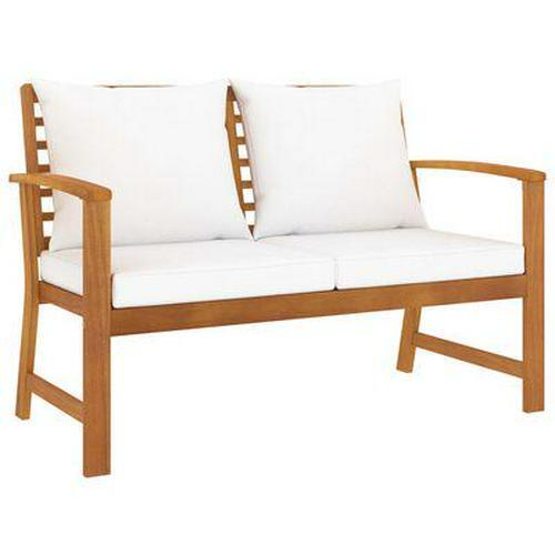 Garden bench with - with, cream